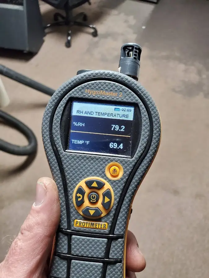 Moisture meter humidity assessment for Mold Remediation & Removal in Heber