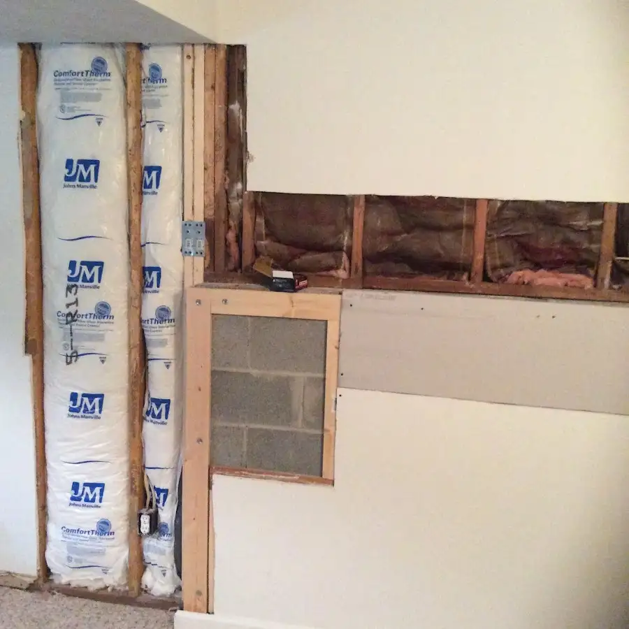 Wall insulation replacement during Odor Removal & Deodorization in Heber